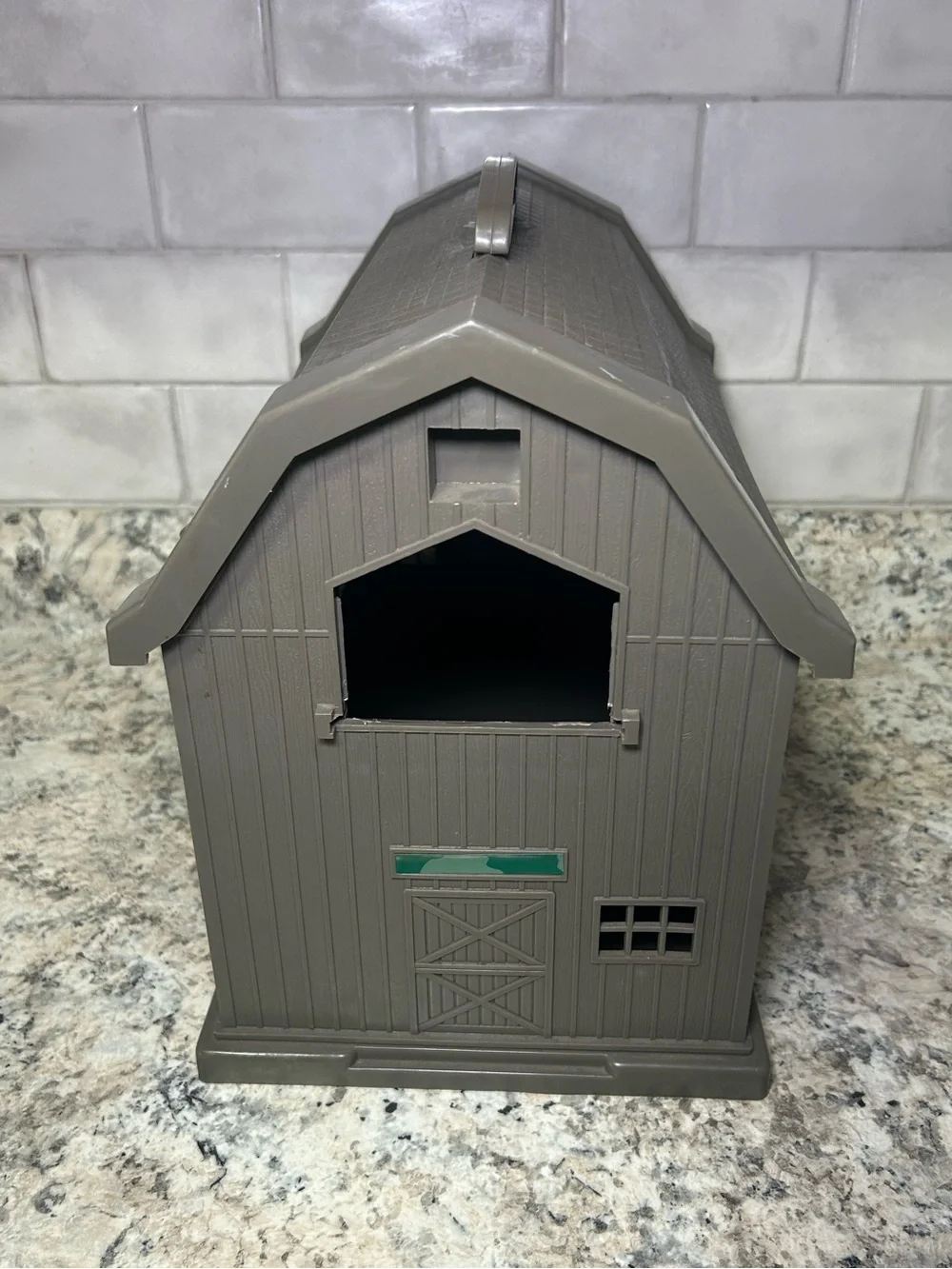 Vintage 1996 New Ray Army Barracks Military Playset Building Carry Case